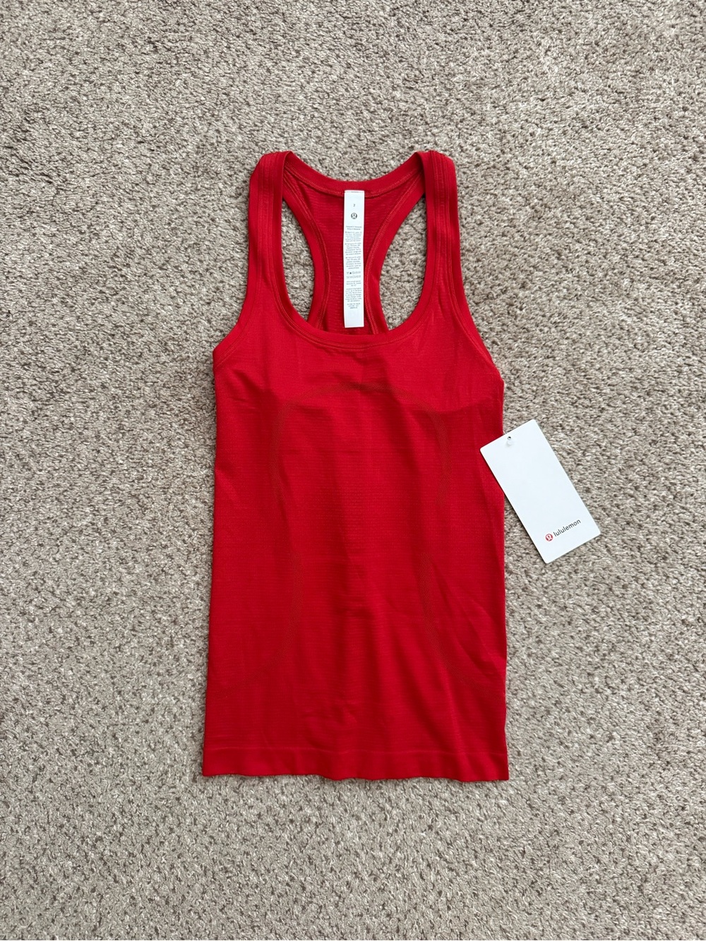 NWT Lululemon Athletica Swiftly Tech Racerback Tank Top 2.0 Hip Length Size 2